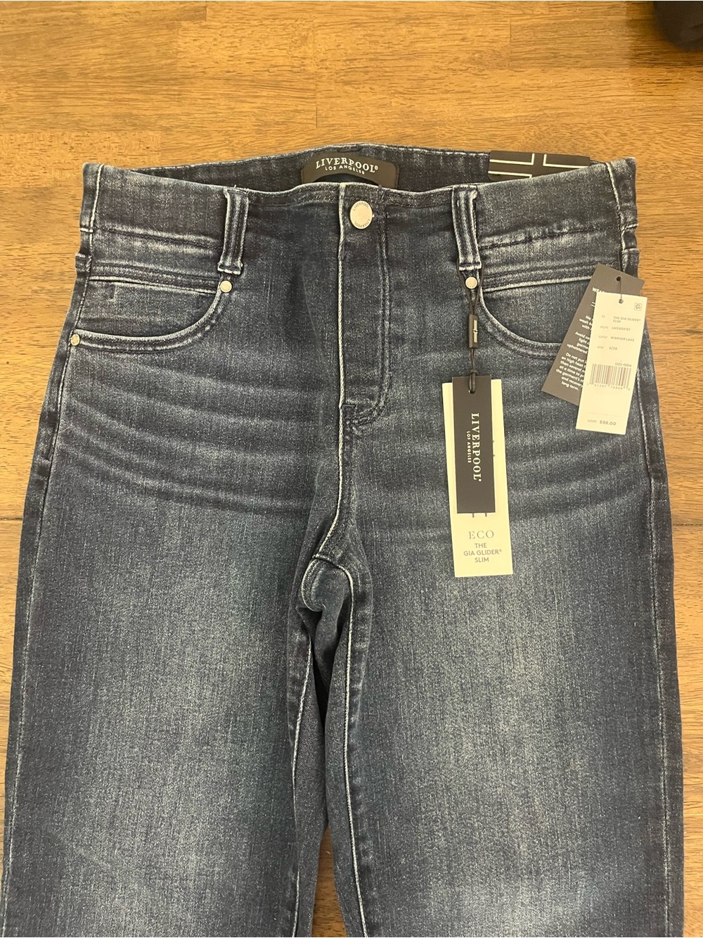 Liverpool Los Angelas The Gia Glider Slim Pants Womens Jeans Size 6 NWT - Picture 3 of 14